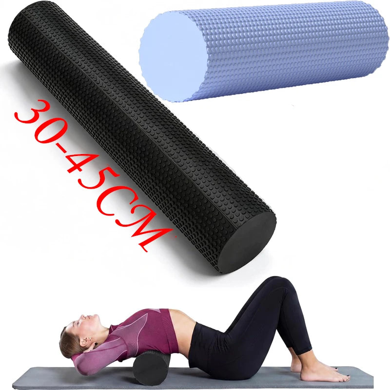 Rolo de Espuma EVA Alta Densidade — Massagem Muscular e Yoga