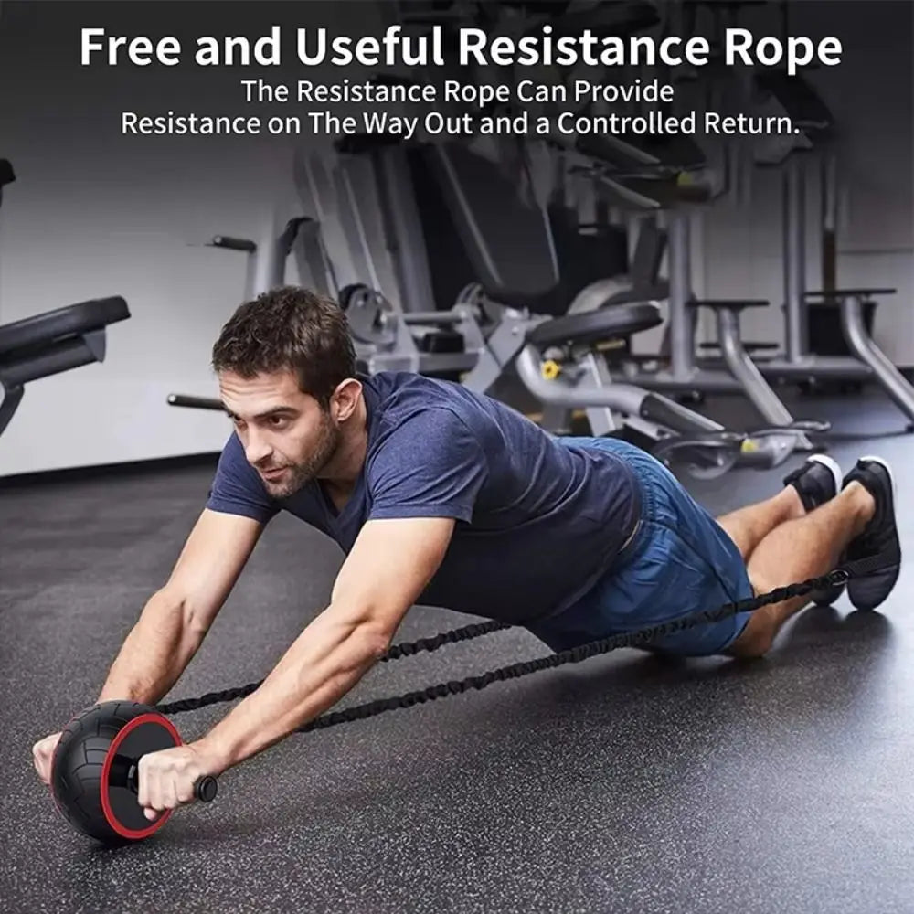 Roda Abdominal Antiderrapante — Treino de Core e Abdominais
