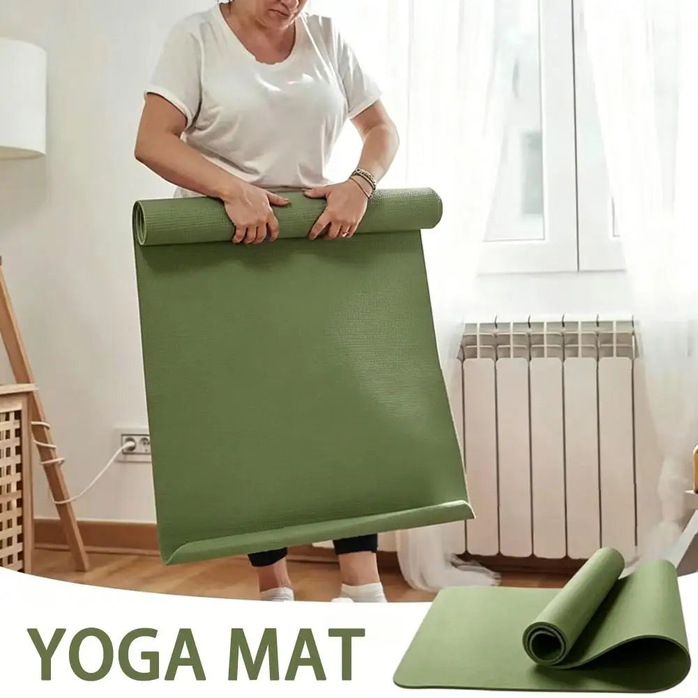 Tapete de Yoga e Pilates — 180x50cm Antiderrapante