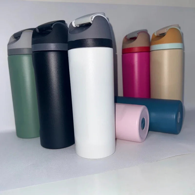 Garrafa Térmica Desportiva em Aço Inoxidável — Grande Capacidade