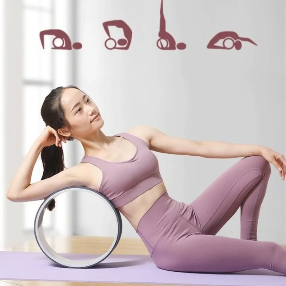 Roda de Yoga — Rolo Multifuncional para Costas e Músculos