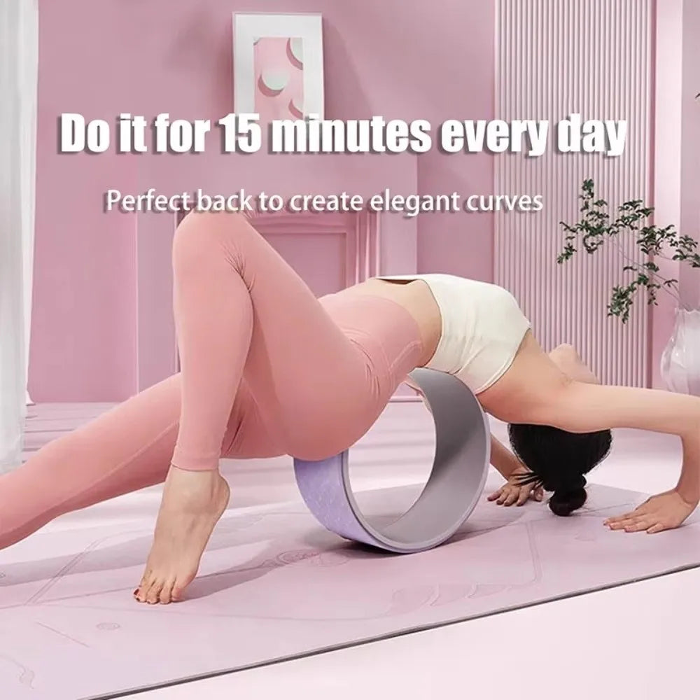 Roda de Yoga — Rolo Multifuncional para Costas e Músculos
