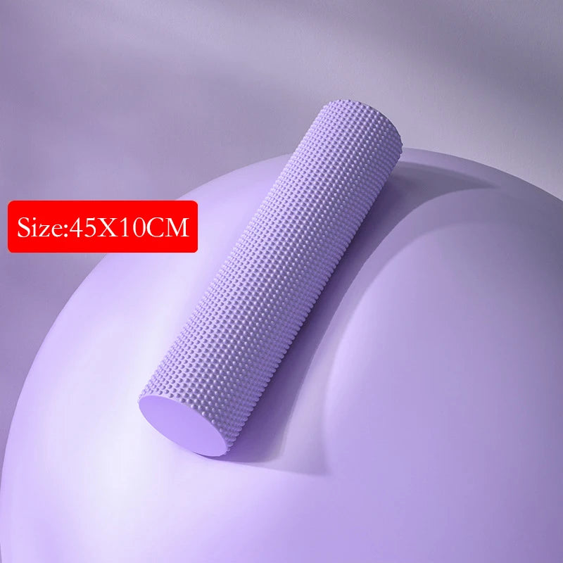 Rolo de Espuma EVA Alta Densidade — Massagem Muscular e Yoga