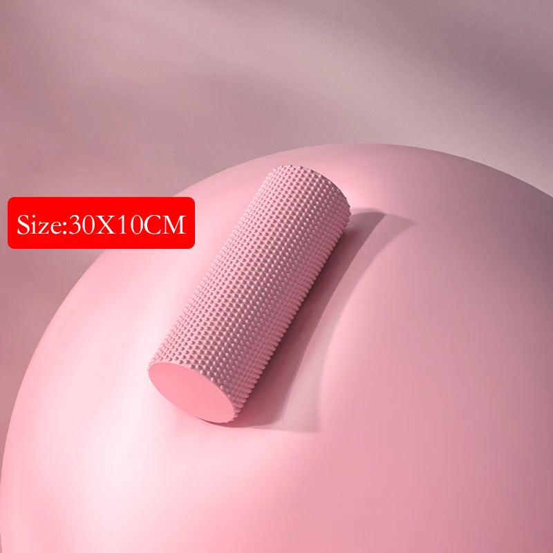 Rolo de Espuma EVA Alta Densidade — Massagem Muscular e Yoga