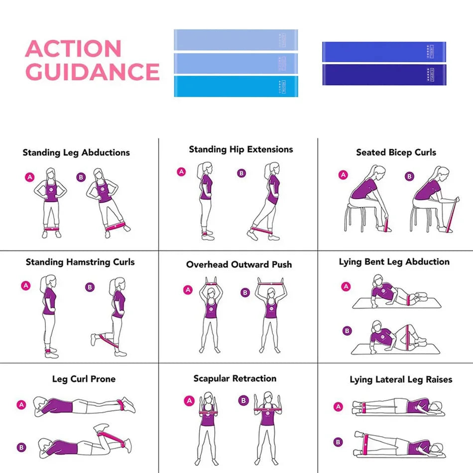 Bandas de Resistência em Loop — Yoga, Pilates e Treino de Força