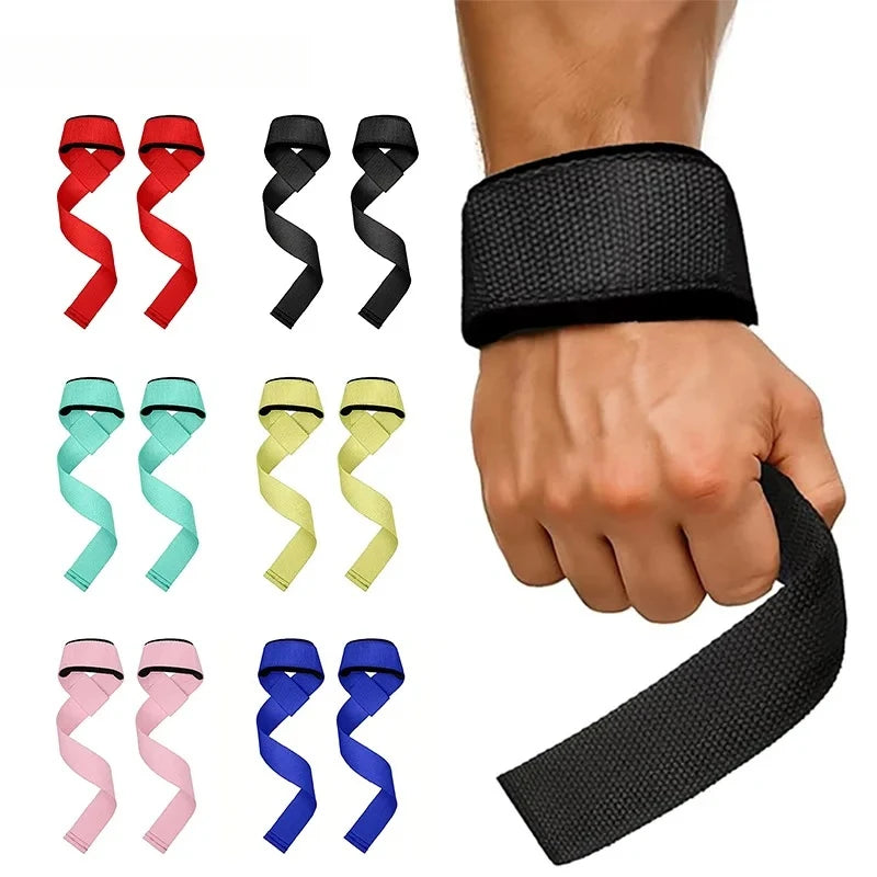 Correias de Pulso para Musculação — Suporte Ajustável para Ginásio