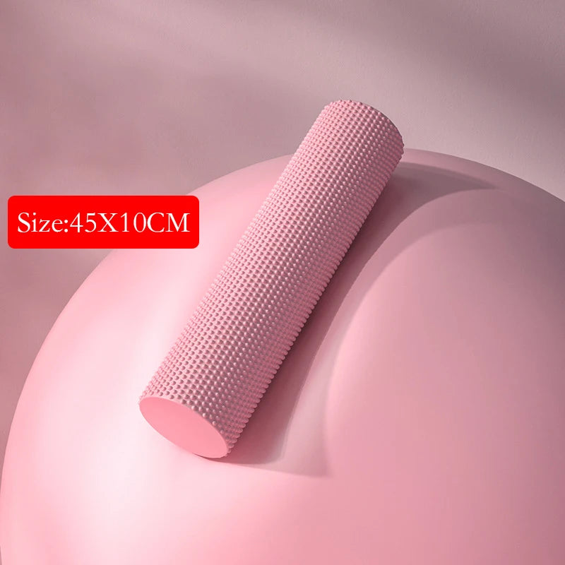 Rolo de Espuma EVA Alta Densidade — Massagem Muscular e Yoga