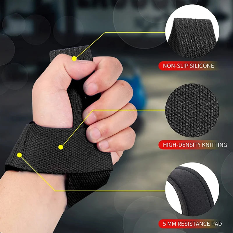 Correias de Pulso para Musculação — Ajustáveis e Antiderrapantes