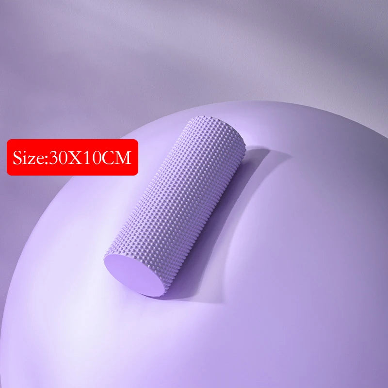 Rolo de Espuma EVA Alta Densidade — Massagem Muscular e Yoga