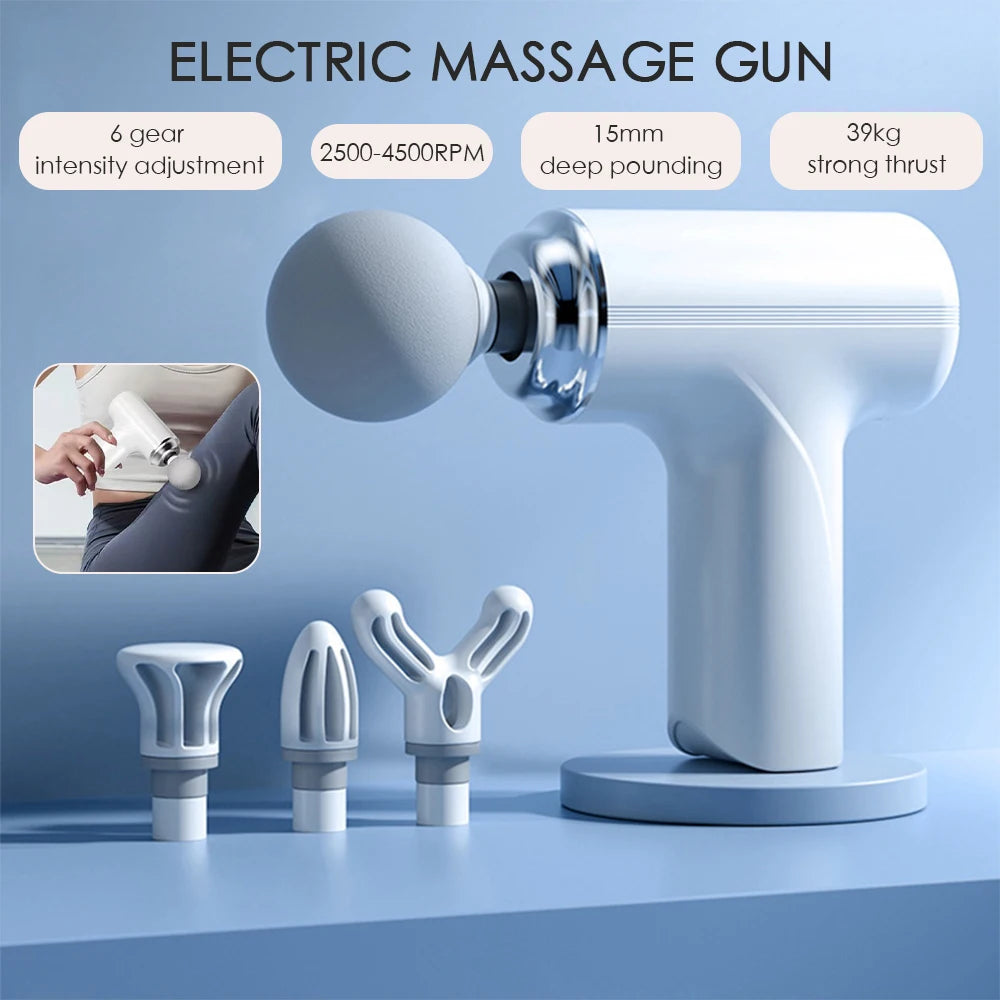 Pistola de Massagem Mini USB — Vibração de Alta Frequência