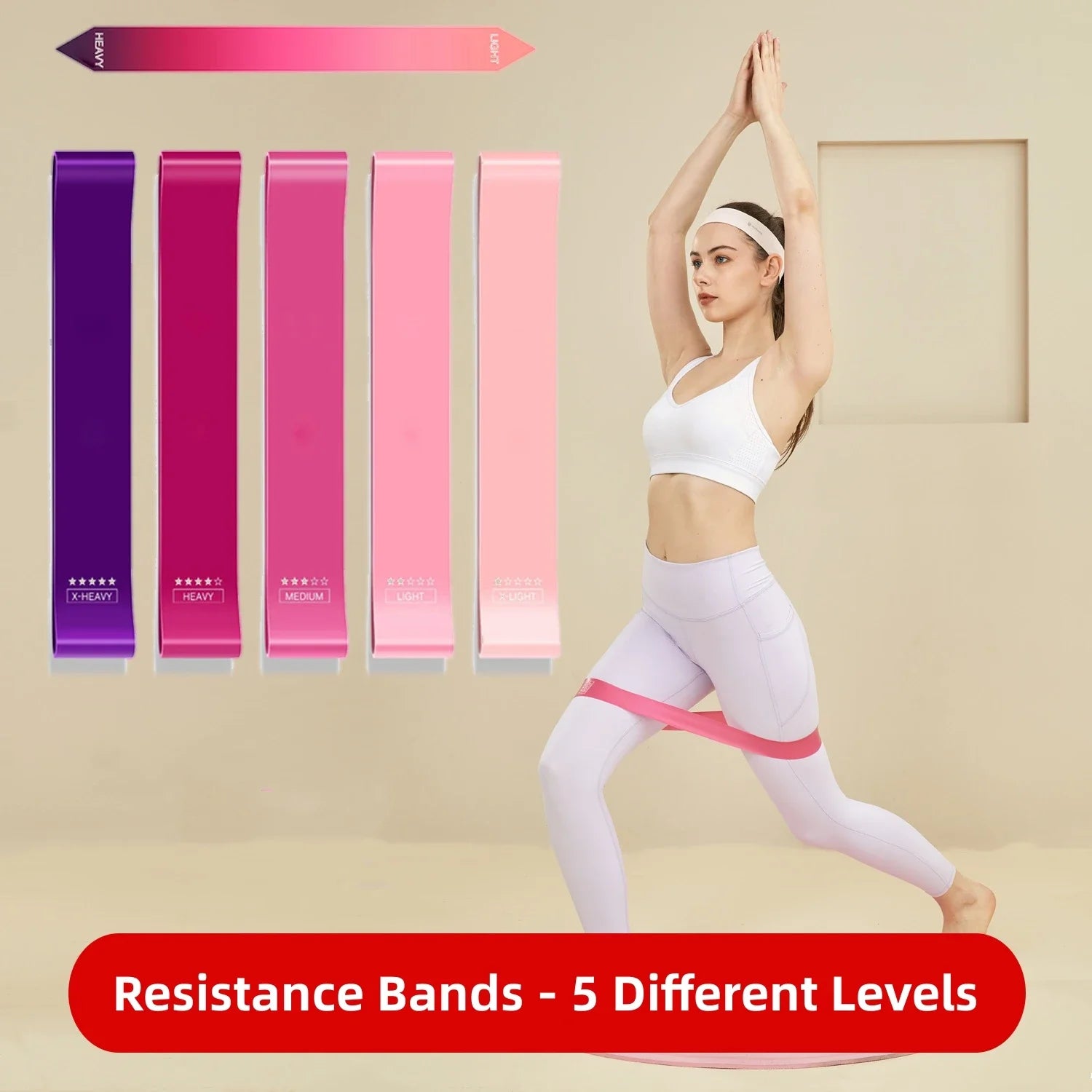 Bandas de Resistência em Loop — Yoga, Pilates e Treino de Força