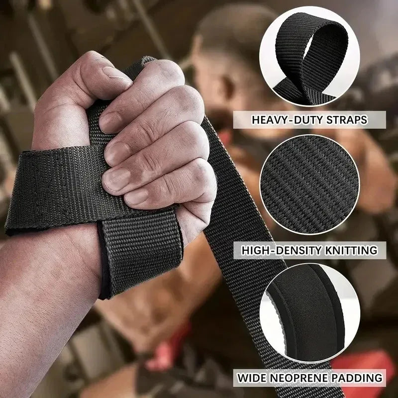Correias de Pulso para Musculação — Suporte Ajustável para Ginásio