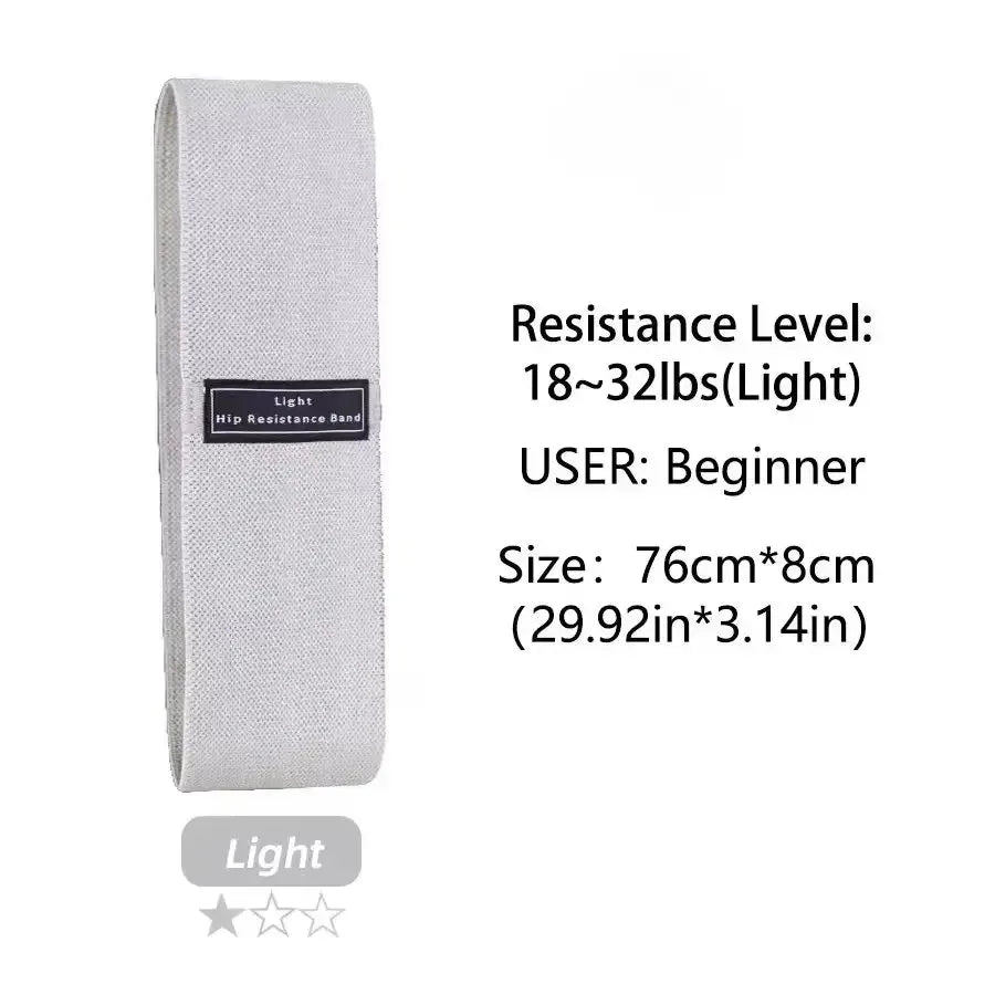 Bandas de Resistência em Tecido — Glúteos, Pernas e Coxas